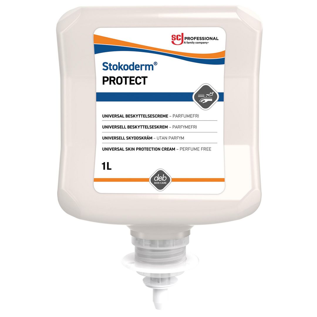 DEB Hudskyddskräm Stokoderm Protect 1L | Städ och hygien - Tvål och hygien - Hand- och hudcremer | Kontorsexperten