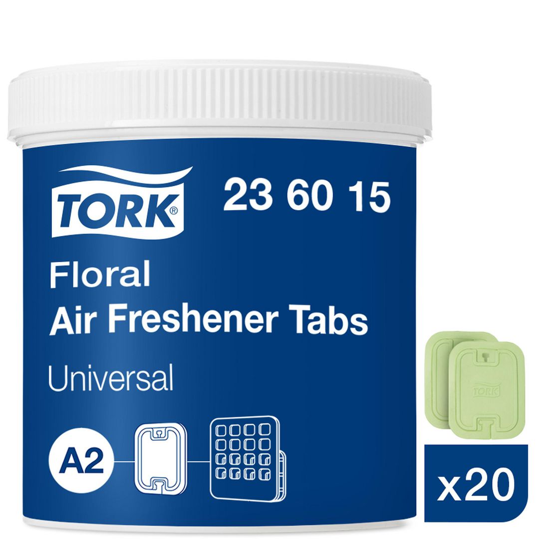 TORK Luktförbättrare platta A2 Blom 20/fp | Städ och hygien - Luktförbättrare - Doftdispenser och refill | Kontorsexperten