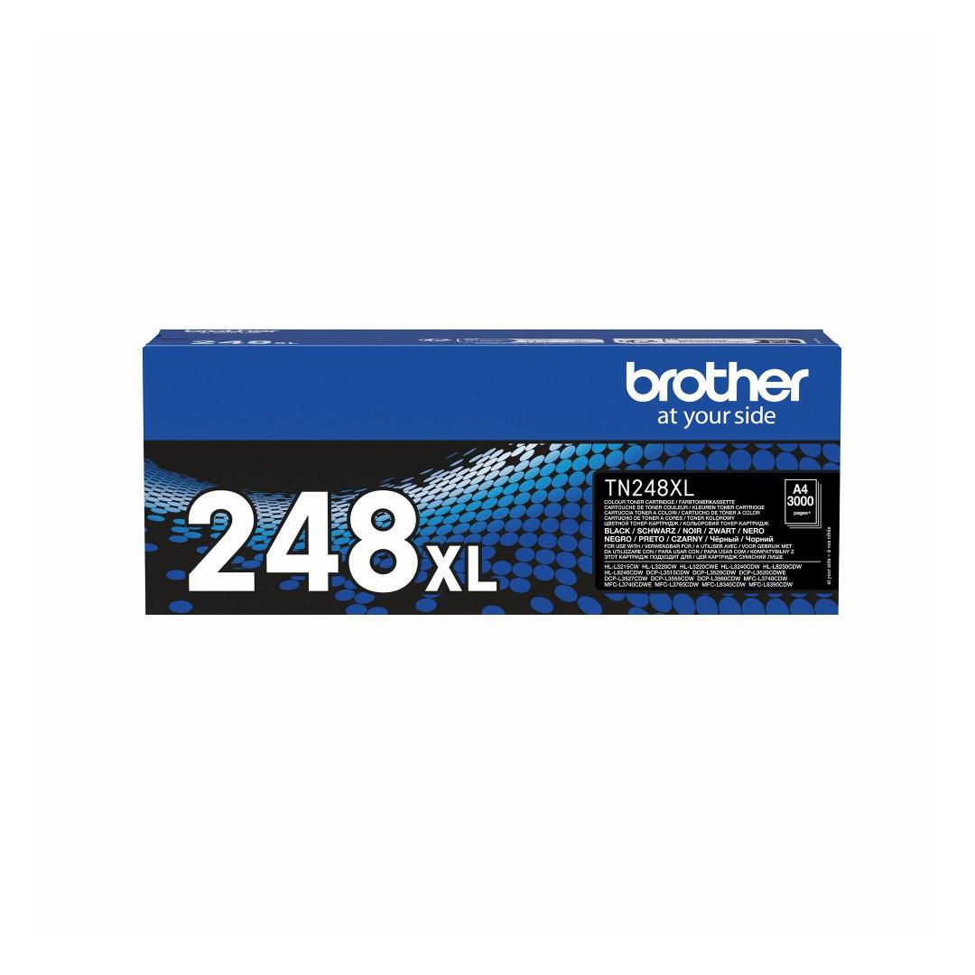 BROTHER Toner TN248XLBK 3K svart | Toner och bläck - Tonerkassetter - Toner Brother | Kontorsexperten