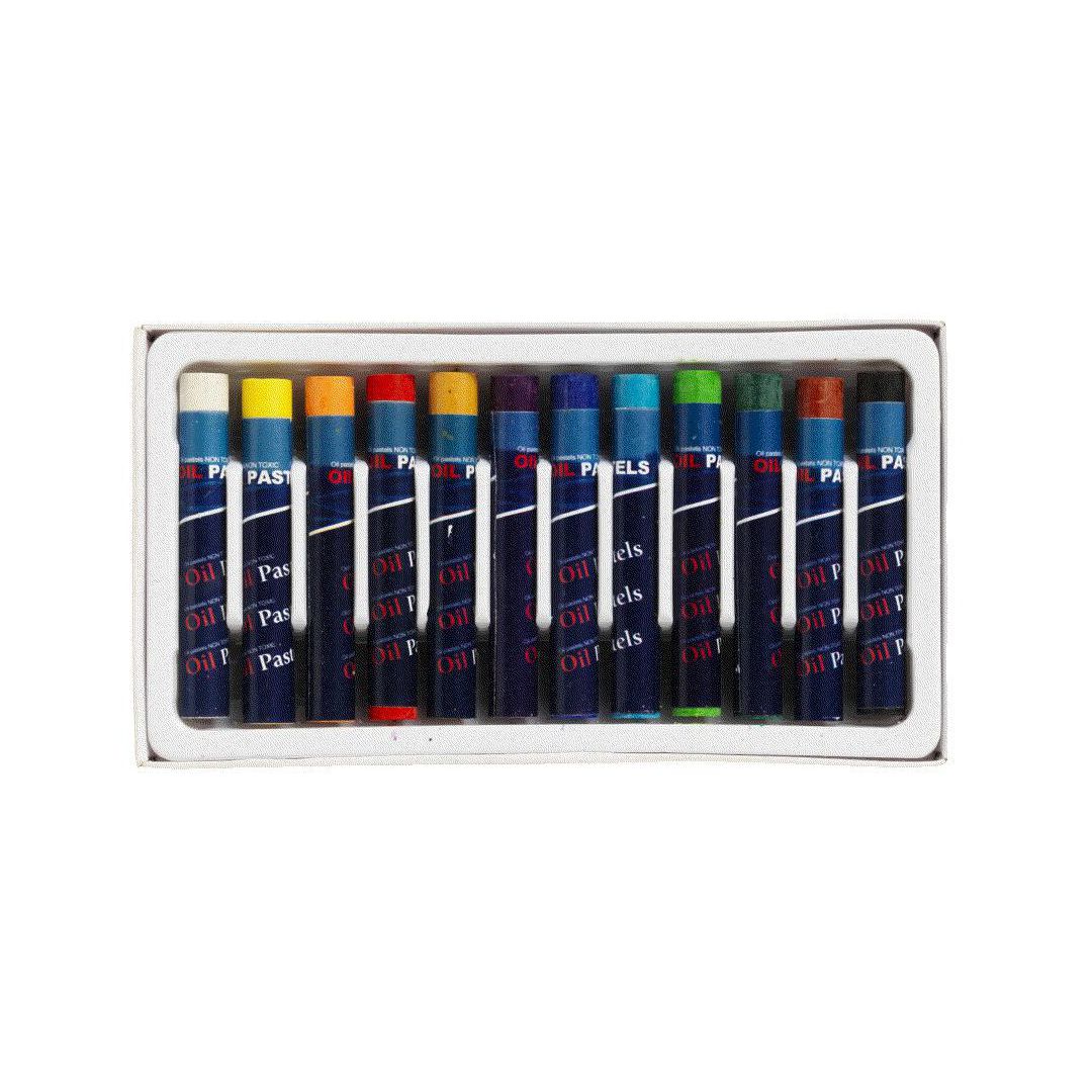 Oljepastellkrita 12 färger | Skola och förskola - Bild och form - Kritor | Kontorsexperten