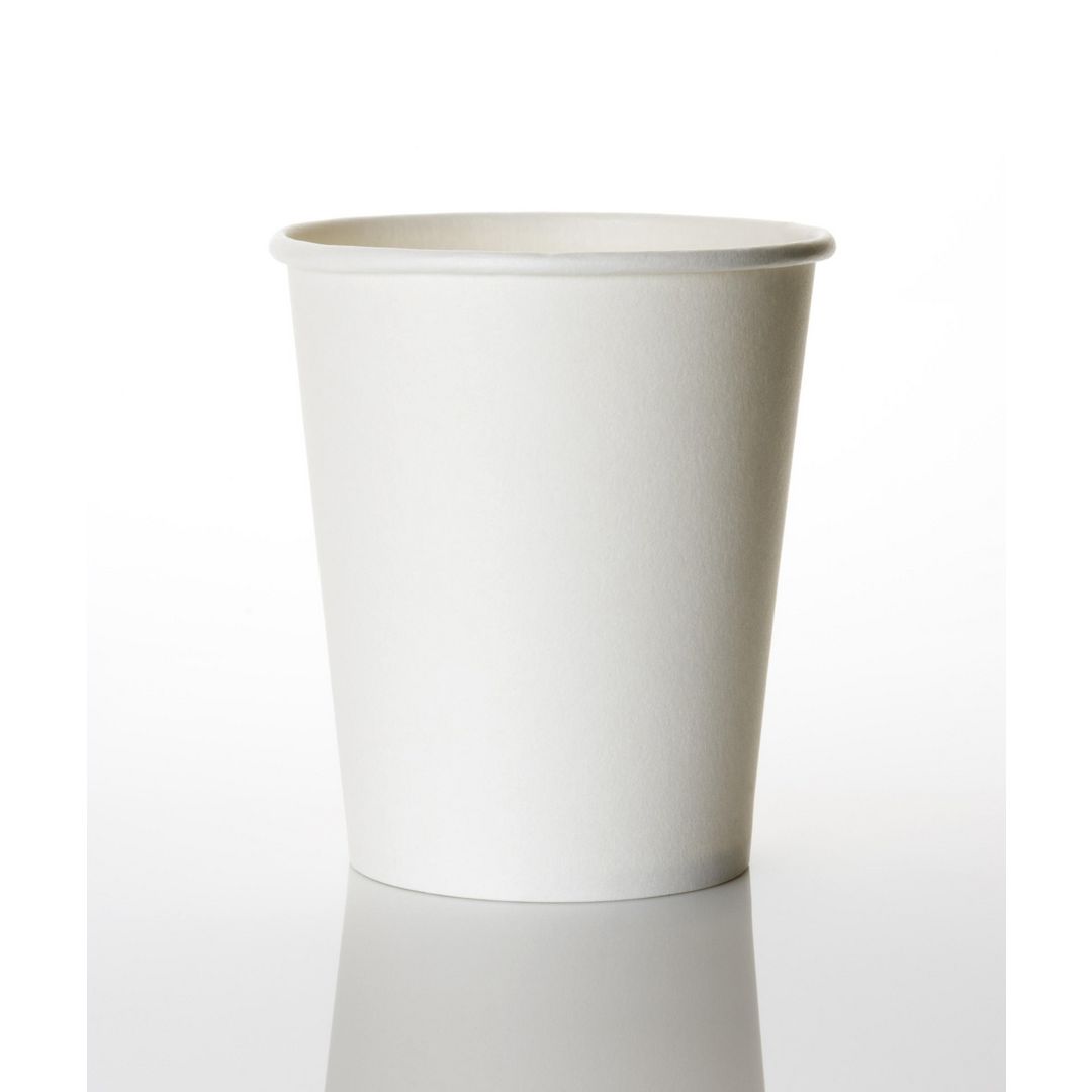 Pappersbägare 18cl vit 50/fp | Kök och servering - Engångsartiklar - Pappersbägare | Kontorsexperten