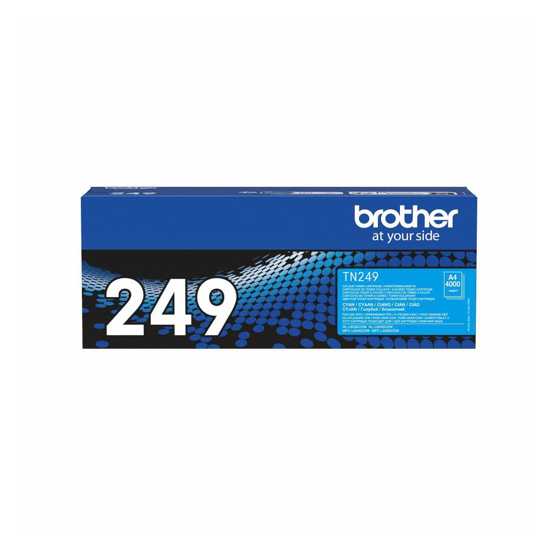 BROTHER Toner TN249C 4K cyan | Toner och bläck - Tonerkassetter - Toner Brother | Kontorsexperten