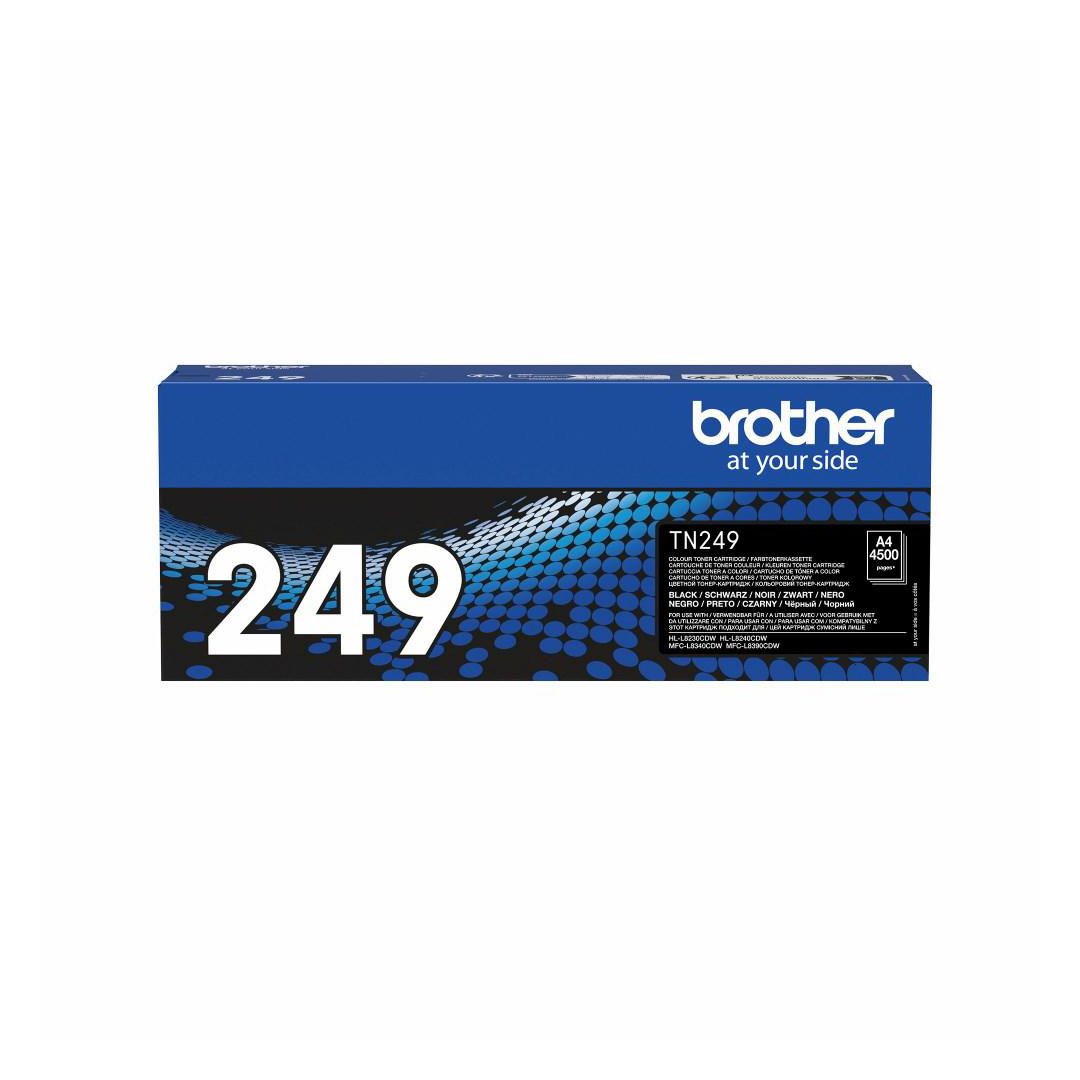 BROTHER Toner TN249BK 4,5K svart | Toner och bläck - Tonerkassetter - Toner Brother | Kontorsexperten