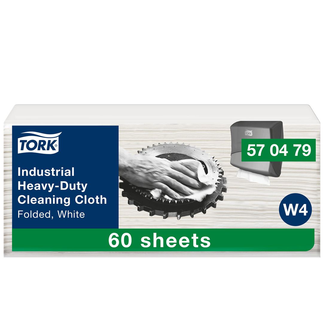 TORK Rengöringsduk W4 extra kraftig vit 60/fp | Städ och hygien - Städdukar och diskdukar - Städdukar - Alltork | Kontorsexperten