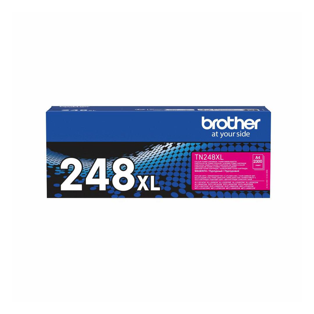 BROTHER Toner TN248XLM 2,3K magenta | Toner och bläck - Tonerkassetter - Toner Brother | Kontorsexperten