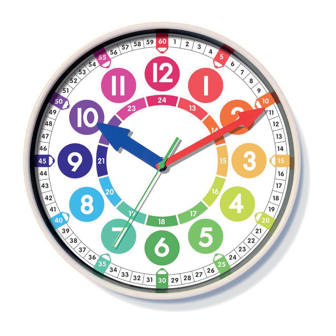 MYPAUZE Koncentrationsklocka färgglad 30cm | Skola och förskola - Klassrummet / Lära - Matematik | Kontorsexperten