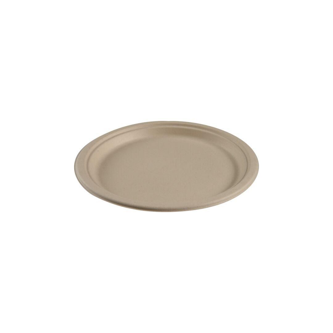 ABENA Tallrik Miljö Bagasse 26cm 50/fp | Kök och servering - Engångsartiklar - Tallrikar - Papper | Kontorsexperten