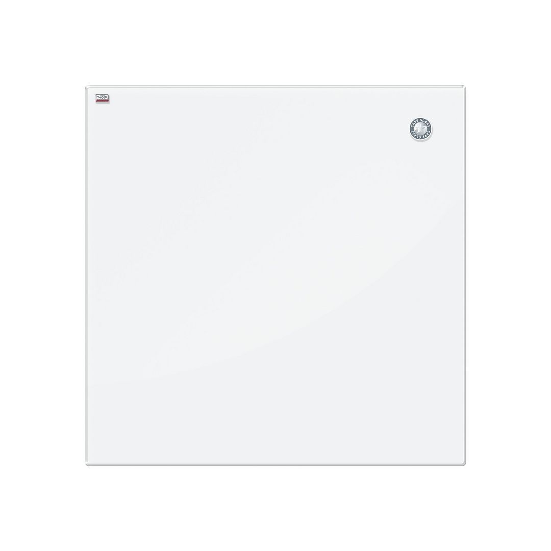 2X3 THE BOARDS COMPANY Glastavla Magnetisk vit 1200x900mm | Kontorsmöbler och inredning - Whiteboardtavlor och tillbehör - Whiteboardtavlor - Glas | Kontorsexperten