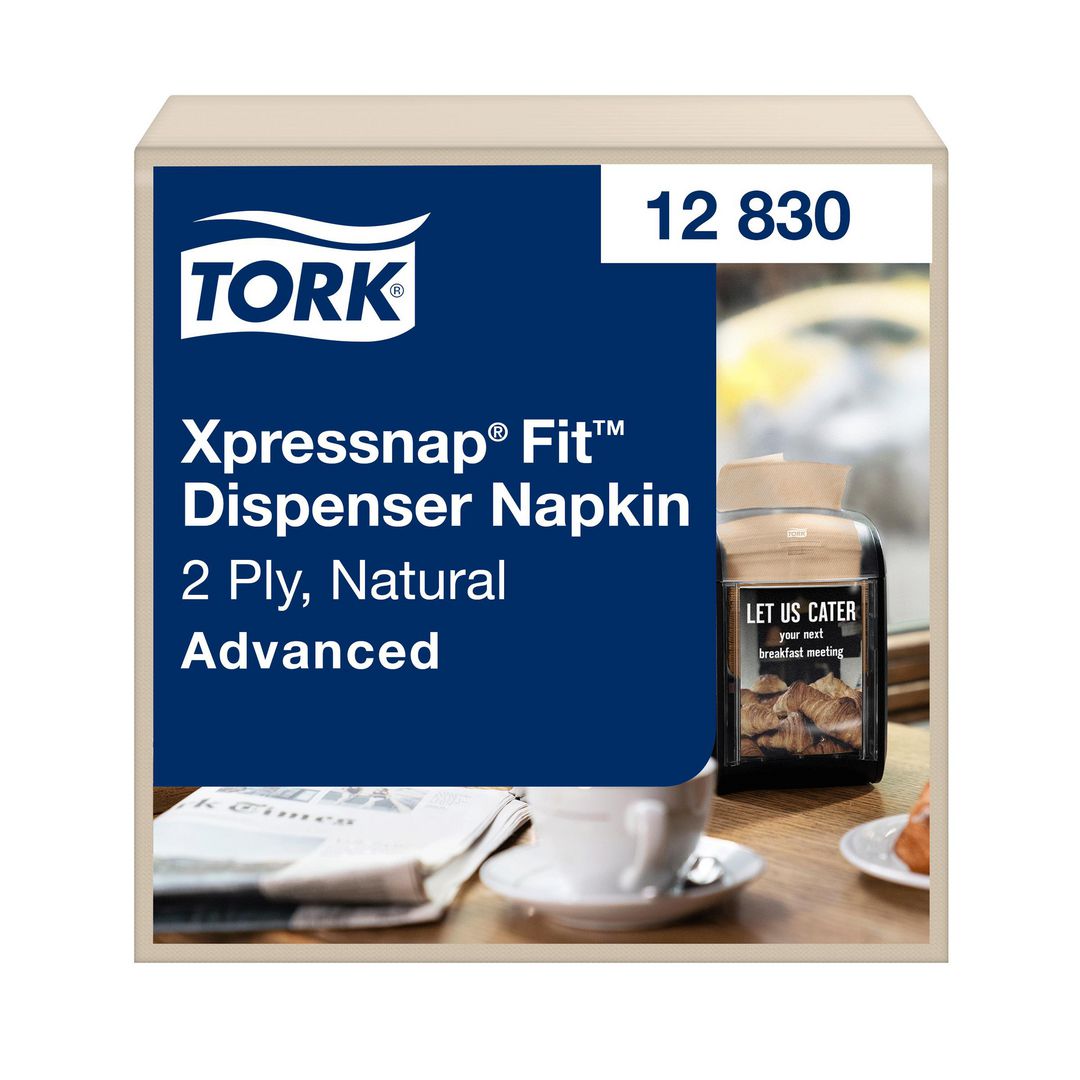 TORK Servett xpressnap Fit Natur 720/fp | Kök och servering - Servetter och dukar - Dispenserservetter | Kontorsexperten