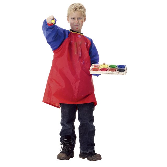 PLAYBOX Förkläde med ärmar, 65 cm | Skola och förskola - Bild och form - Målarförkläden och bordsskydd | Kontorsexperten