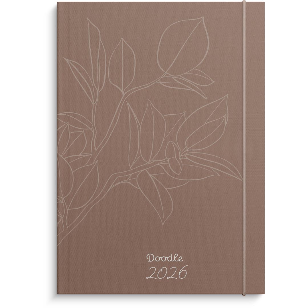 Burde Kalender Doodle inbunden | Almanackor och kalendrar - Temakalendrar - Kreativitet | Kontorsexperten