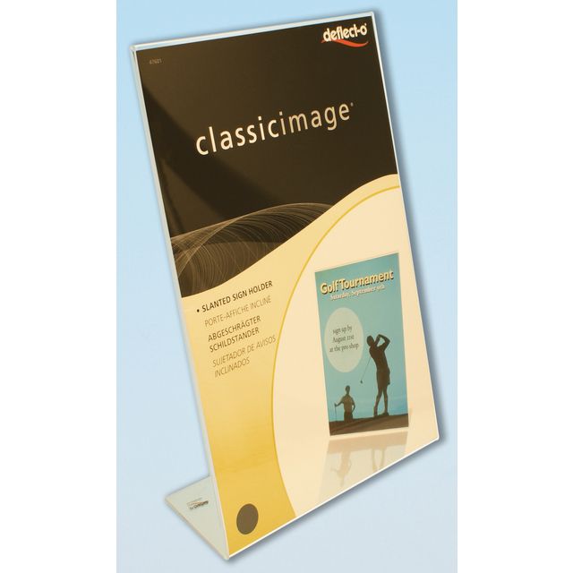 DEFLECTO Informationsställ A3 lutande 6/fp | Kontorsmöbler och inredning - Tavlor ställ och ramar - Informationsställ | Kontorsexperten