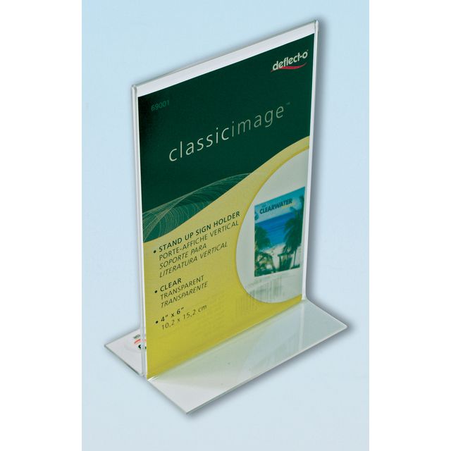 DEFLECTO Informationsställ A6 vertikalt 12/fp | Kontorsmöbler och inredning - Tavlor ställ och ramar - Informationsställ | Kontorsexperten