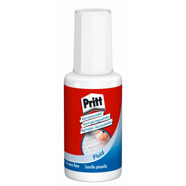 PRITT Korrigeringsvätska 20ml | Kontorsmaterial - Korrigering - Korrigeringsvätska | Kontorsexperten