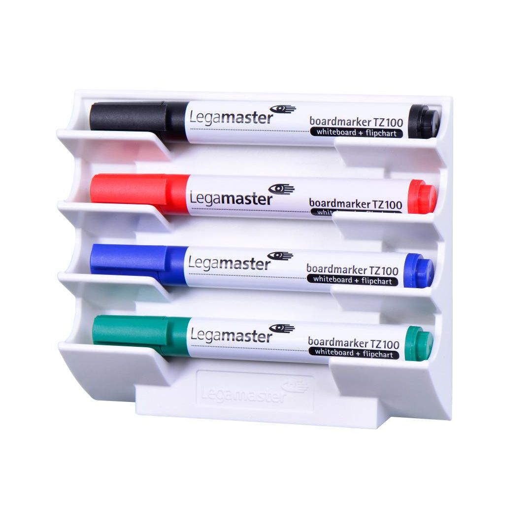 LEGAMASTER Hållare för whiteboard pennor vit | Kontorsmöbler och inredning - Whiteboardtavlor och tillbehör - Hållare för pennor och taveltork | Kontorsexperten