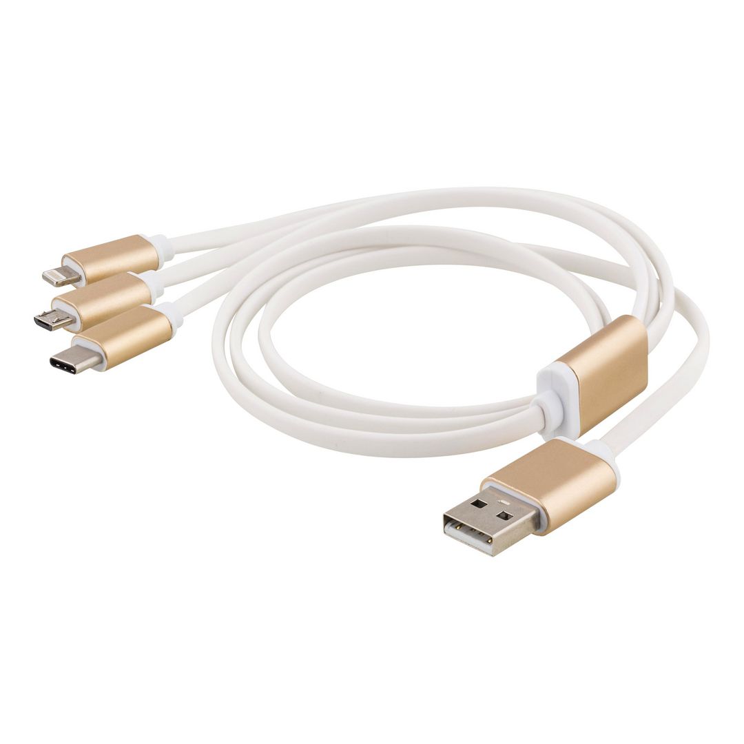 Adapter USB-A-Lightning/USB-C/USB-micro | Datorprodukter - Kablar och adaptrar - Adaptrar - Övriga | Kontorsexperten