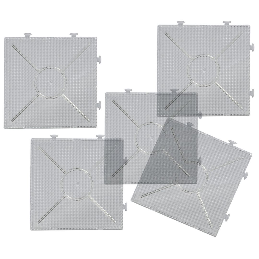 PLAYBOX Pärlplatta kvadrat 10/fp | Skola och förskola - Hobbymaterial - Nabbipärlor - Rörpärlor | Kontorsexperten