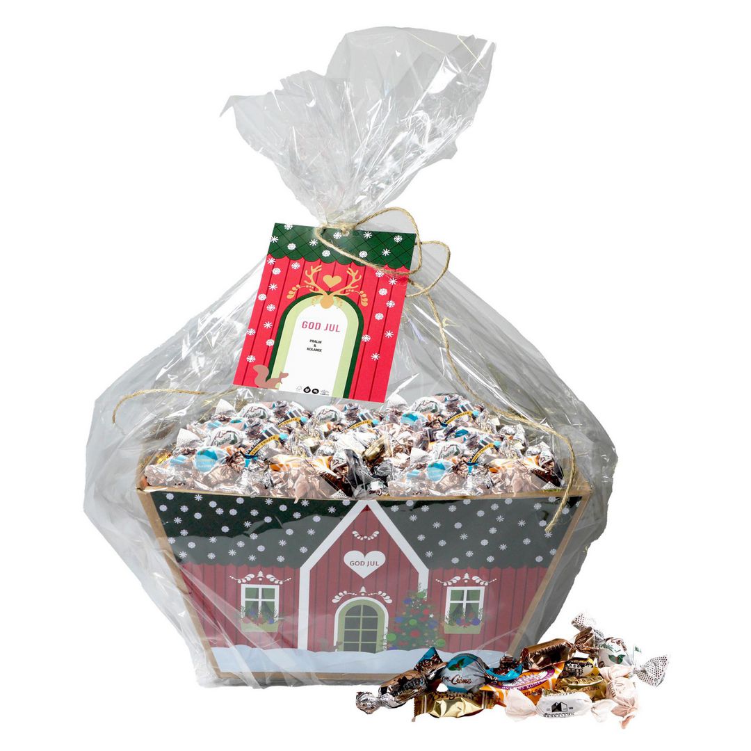 Godis Presentkorg Pralin & Kolamix 3 kg | Kök och servering - Ätbart - Godis och choklad | Kontorsexperten