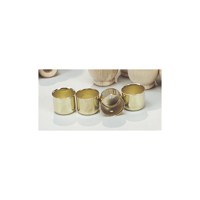 PLAYBOX Ljushållare, mässing, 21mm, antik belysning 25/fp | Skola och förskola - Hobbymaterial - Pyssel | Kontorsexperten