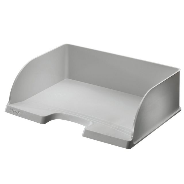 LEITZ Brevkorg A4 liggande grå | Kontorsmaterial - Till skrivbordet - Brevkorgar | Kontorsexperten