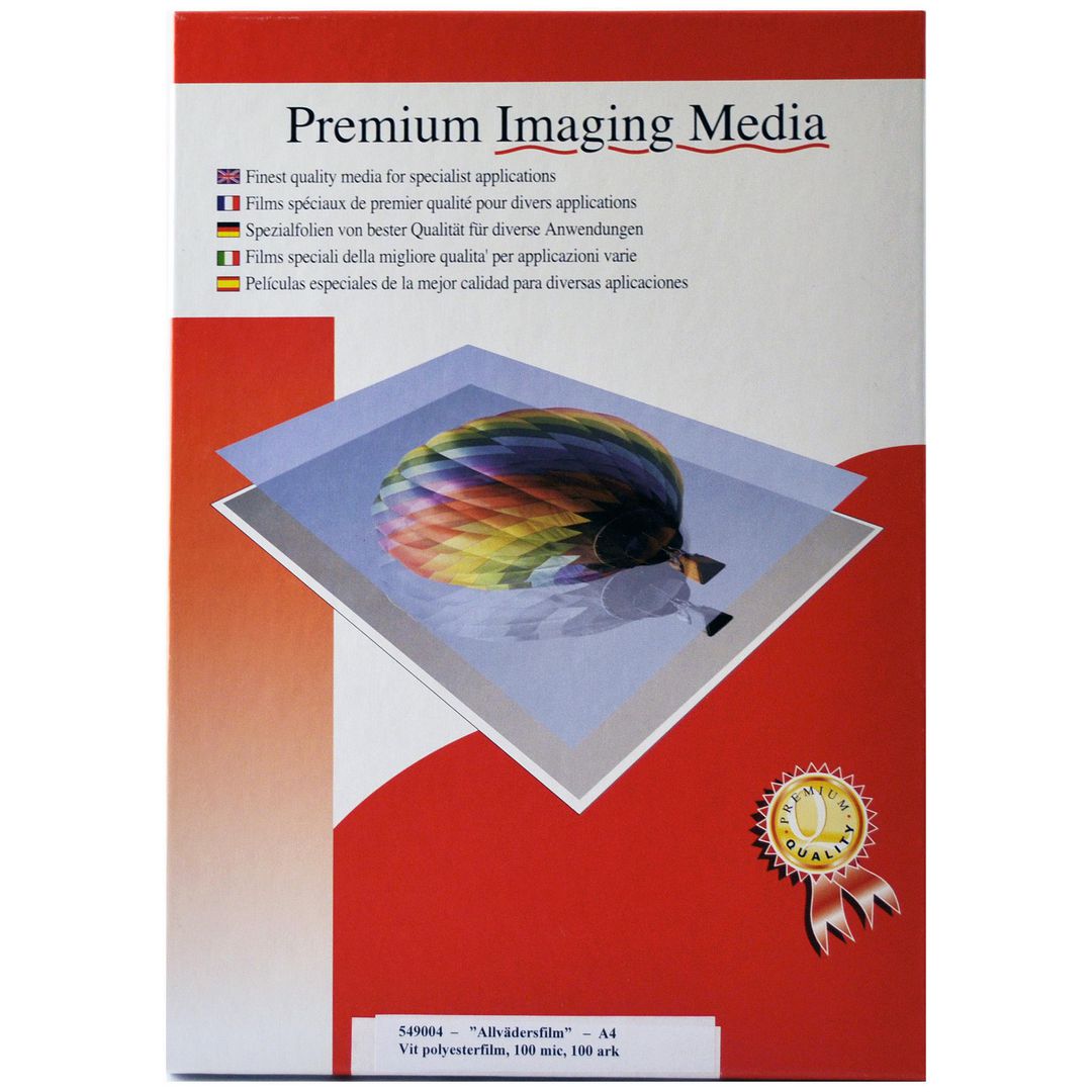 Allvädersfilm 100mic A5 200/fp | Kontorspapper - Specialpapper - Allvädersfilm | Kontorsexperten