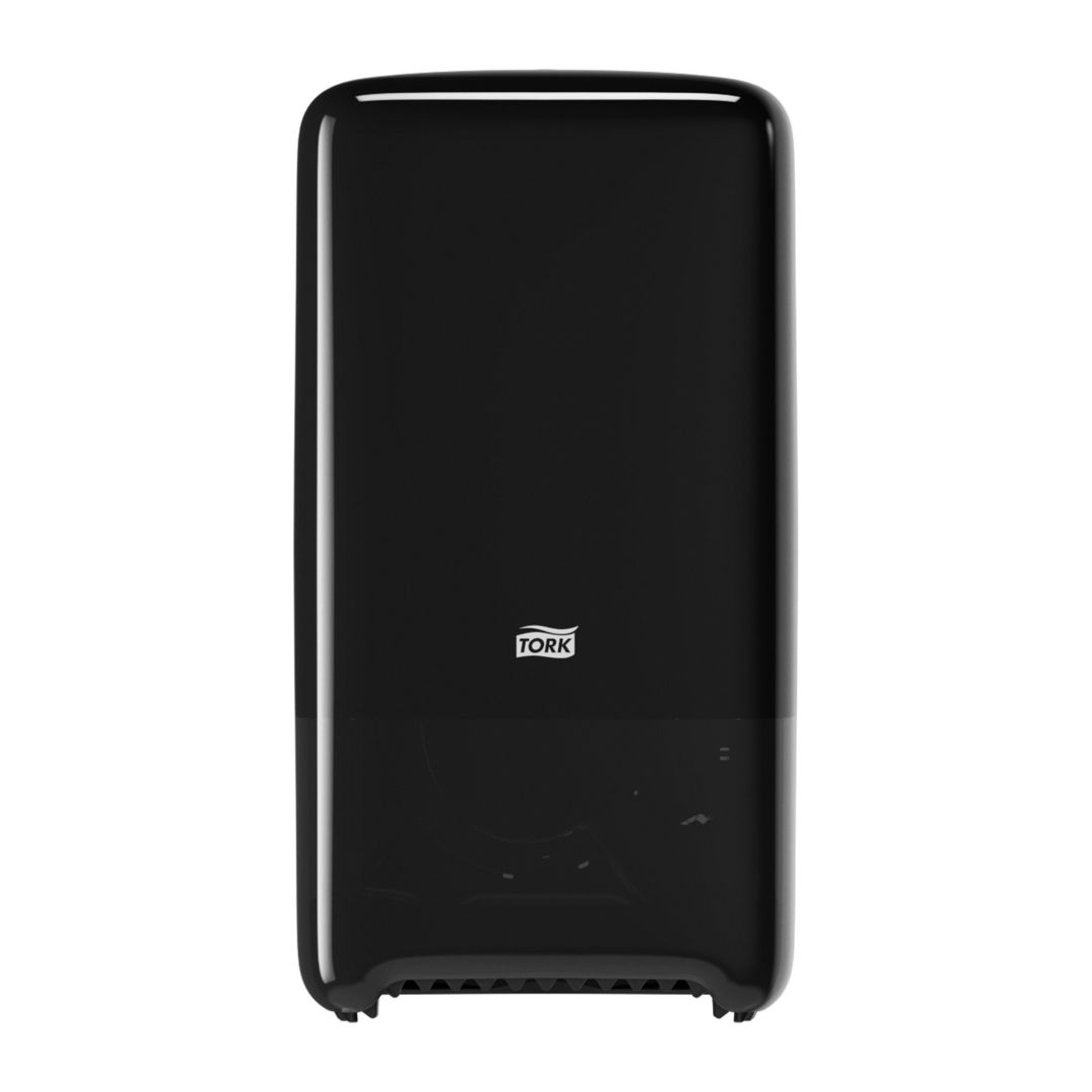 TORK Dispenser T6 Twin Toa svart | Städ och hygien - Toalettpapper och torkpapper - Hållare - Toalettpapper rulle | Kontorsexperten