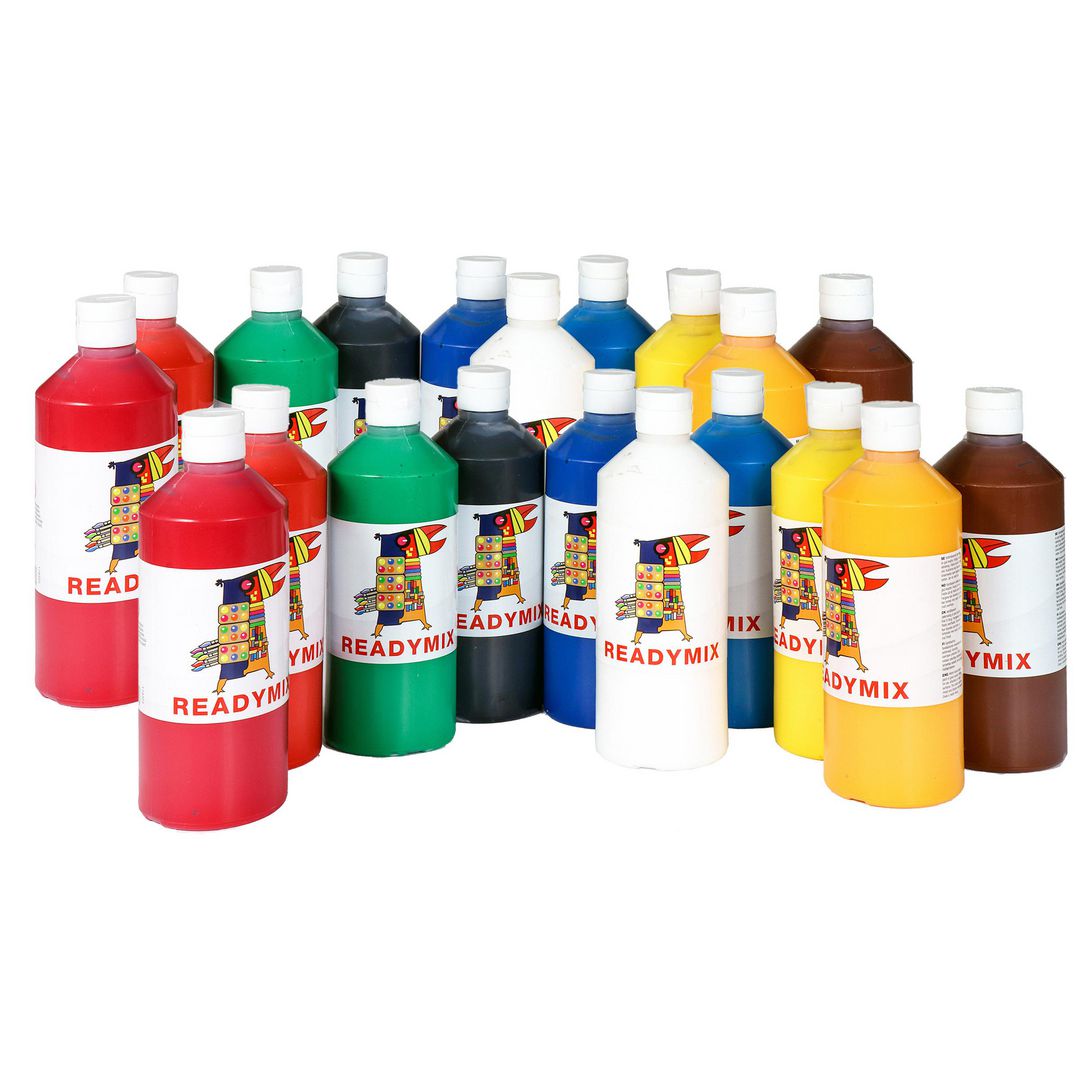 Readymix klassuppsättning 500 mlx20 | Skola och förskola - Målarfärg och tillbehör - Readymix | Kontorsexperten