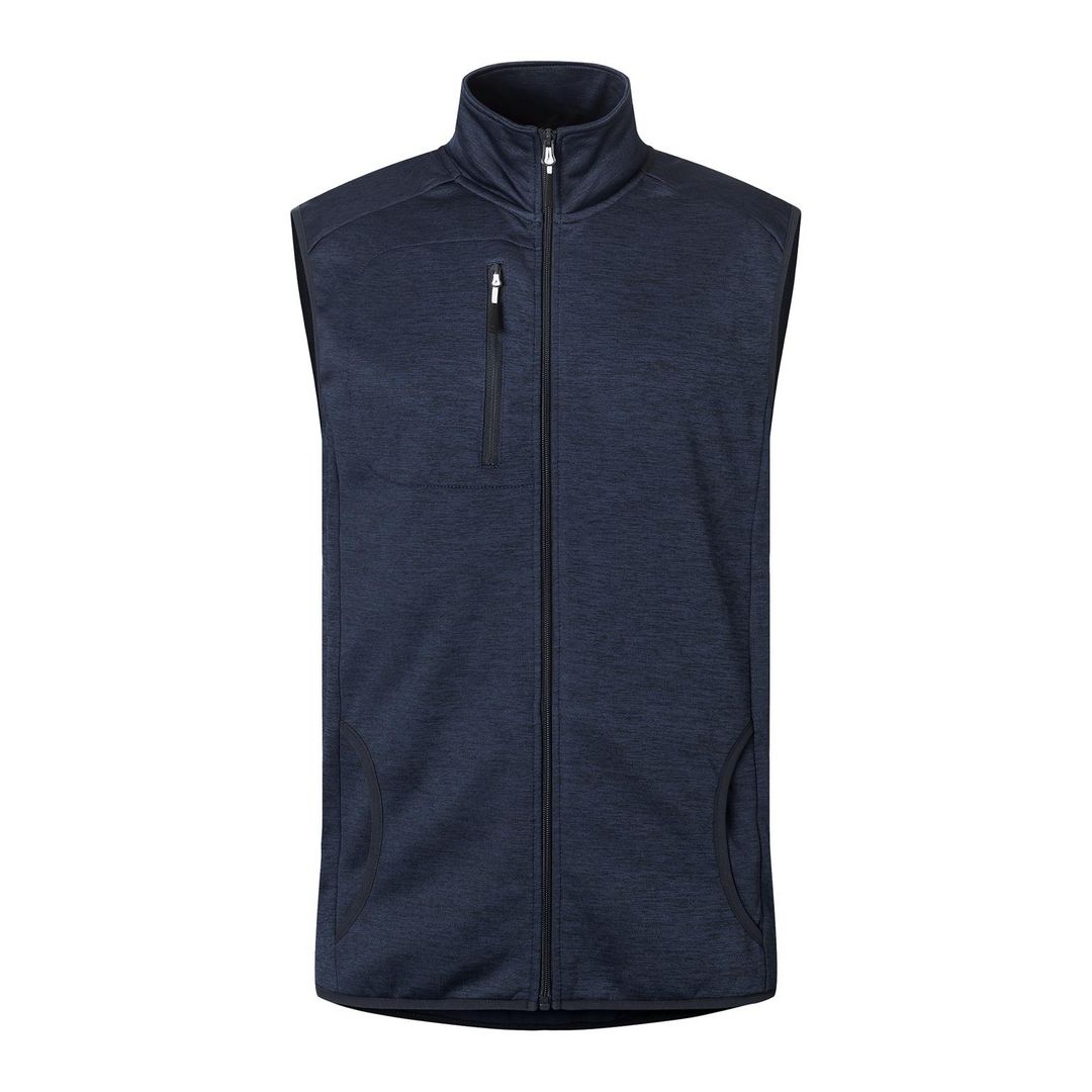 MATTERHORN Fleeceväst Croz blå mel M | Arbetskläder - Arbetsvästar - Funktionsväst | Kontorsexperten