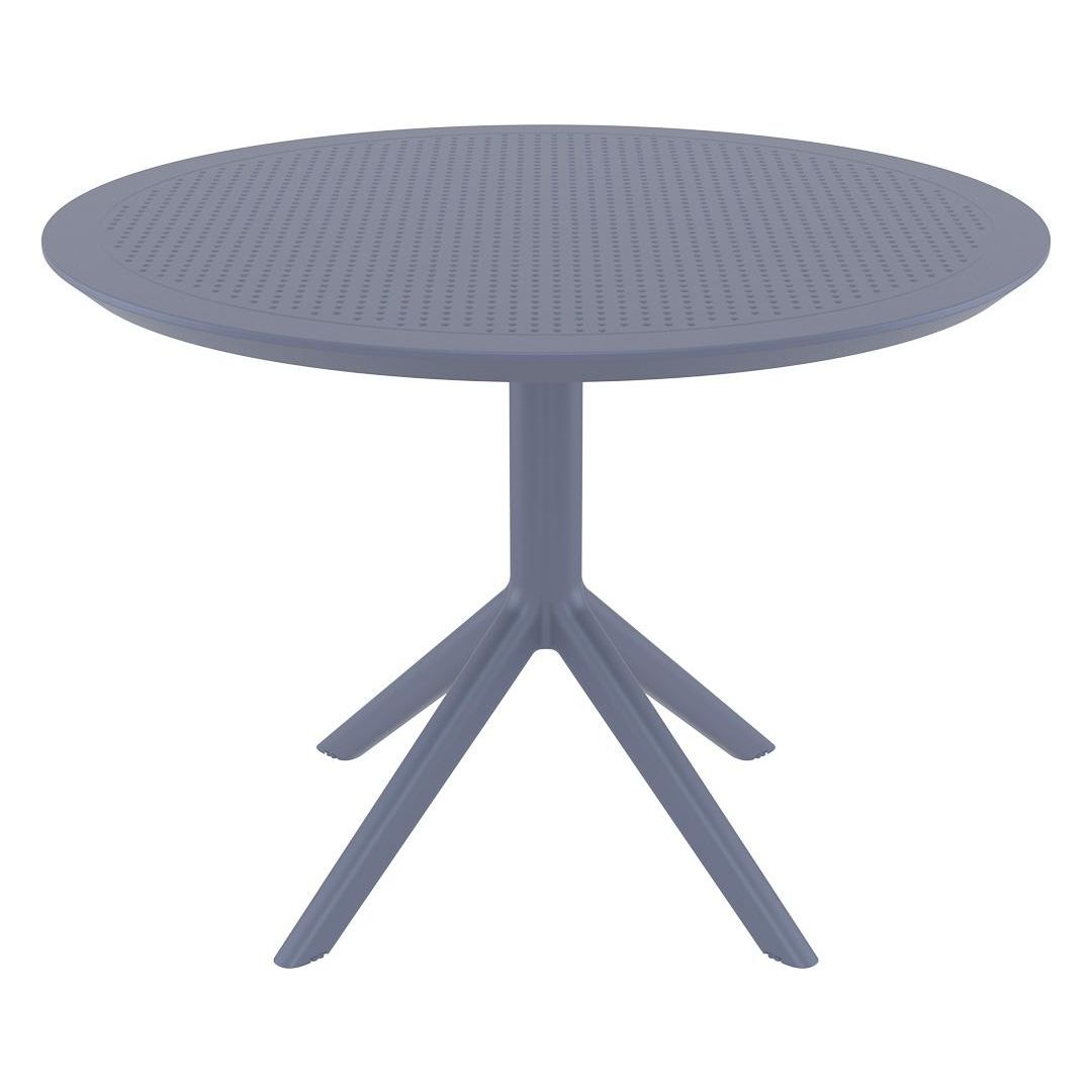 Bord SIESTA Sky runt 105cm m.grå | Kontorsmöbler och inredning - Utemöbler - Bord | Kontorsexperten