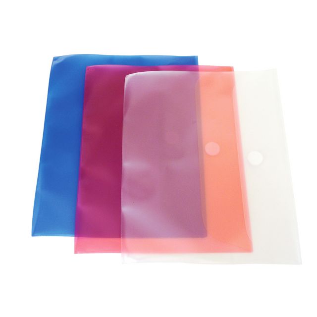 Kuvertmapp A4 transparent 25/fp | Kontorsmaterial - Mappar och plastfickor - Mappar övriga | Kontorsexperten