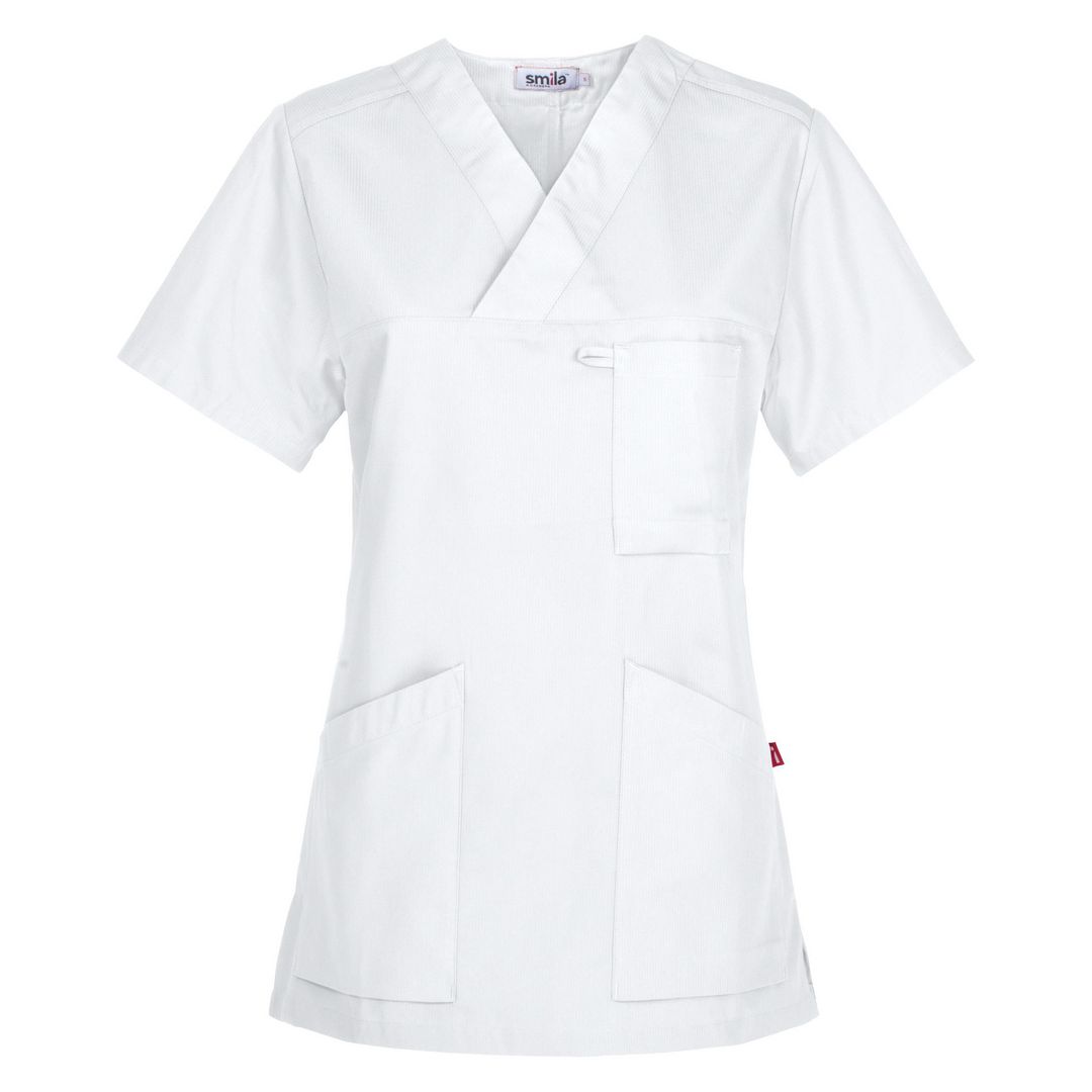 SOUTH WEST Tunika Alva vit M | Arbetskläder - Arbetströjor - Bussaronger och klänningar | Kontorsexperten