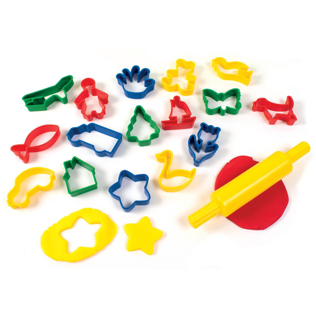 PLAYBOX Lerformar med kavel 17/fp | Skola och förskola - Bild och form - Lera och sand | Kontorsexperten