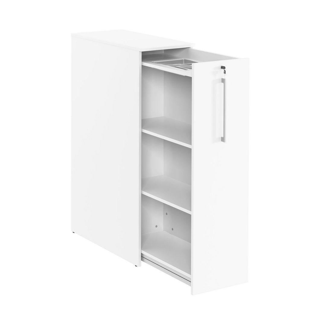 DENORD DESIGN 3xA4 sidoskåp höger vit | Kontorsmöbler och inredning - Skåp och hyllor - Förvaringsskåp | Kontorsexperten