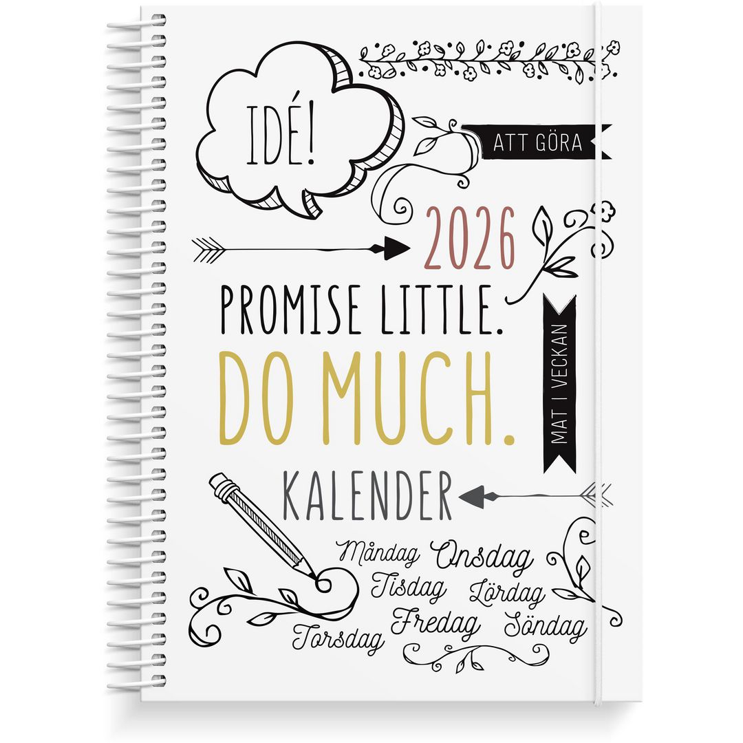 Burde Kalender Doodle 2026 | Almanackor och kalendrar - Temakalendrar - Kreativitet | Kontorsexperten