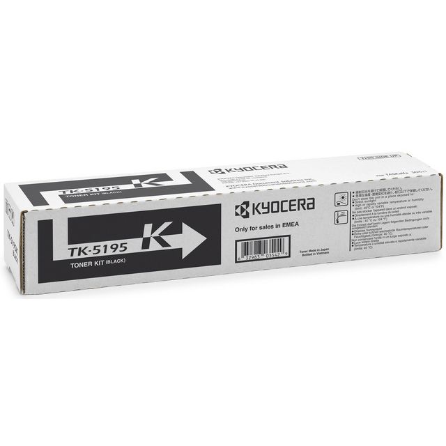 KYOCERA Toner, 5195K, svart, 1T02R40NL0 | Toner och bläck - Tonerkassetter - Toner Kyocera | Kontorsexperten