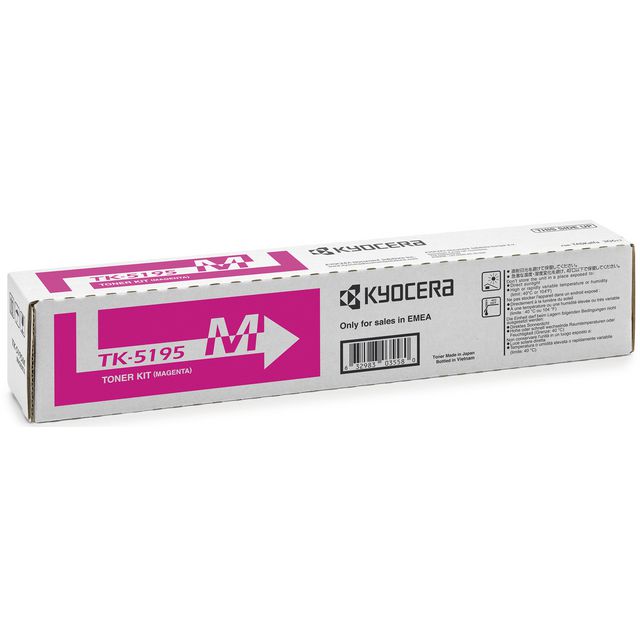 KYOCERA Toner, 5195M, magenta, 1T02R4BNL0 | Toner och bläck - Tonerkassetter - Toner Kyocera | Kontorsexperten