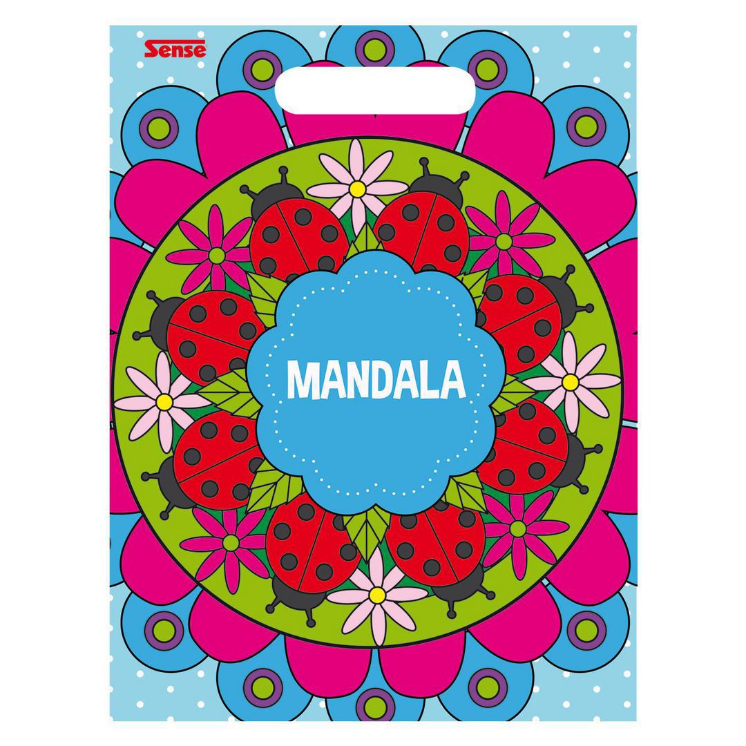 SENSE Färgläggningsbok med mandalas från Sense. 24 sidor | Skola och förskola - Bild och form - Ritblock och målarböcker | Kontorsexperten