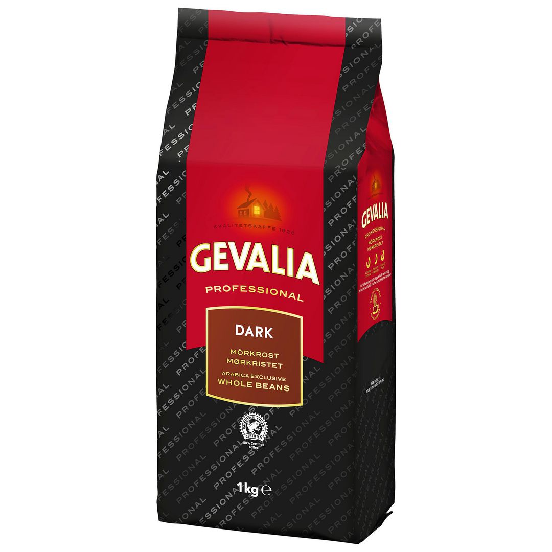 GEVALIA Kaffe Dark Bönor 1kg | Kök och servering - Kaffe och te - Hela Bönor | Kontorsexperten