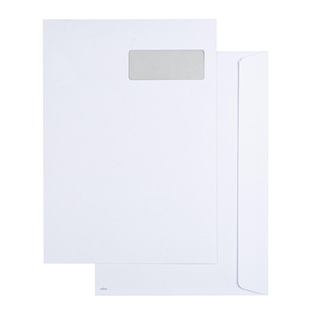 SOBER Kuvert C4 H2 229x324mm fukthäftande 500/fp | Emballage och lagerutrustning - Kuvert och postemballage - Kuvert - C4 | Kontorsexperten