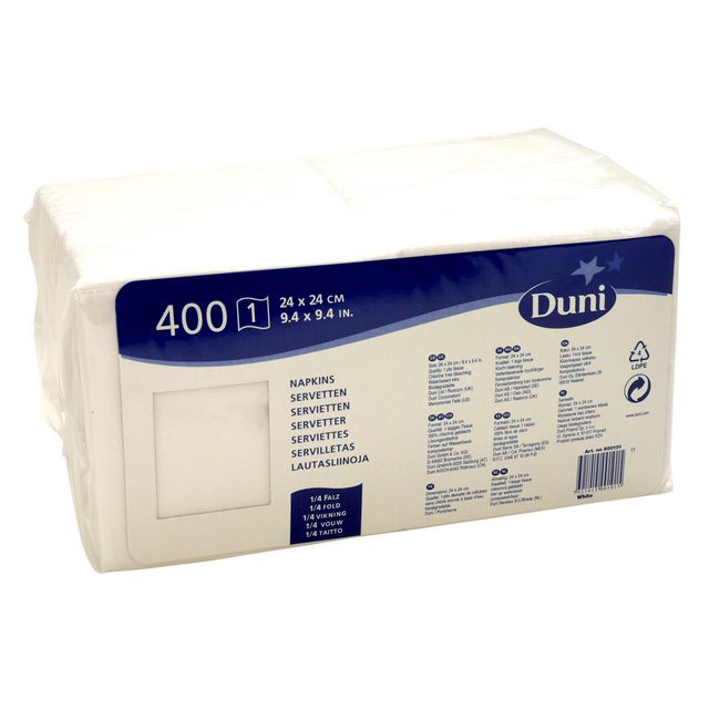 Servett 1-lags 24cm 500/fp | Kök och servering - Servetter och dukar - Servett - 1-lagers | Kontorsexperten