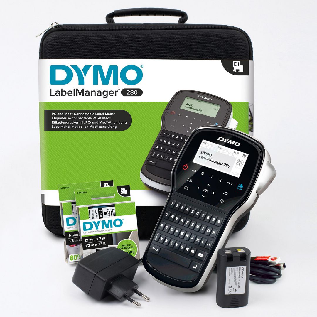 DYMO Märkmaskin LM280 Kit | Kontorsmaskiner - Märkmaskiner och tape - Märkmaskiner - Dymo | Kontorsexperten