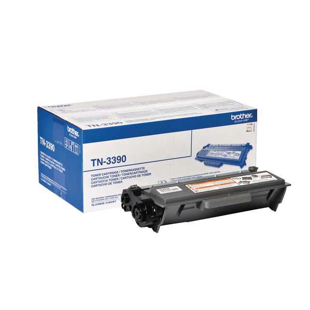BROTHER Toner TN-3390, svart | Toner och bläck - Tonerkassetter - Toner Brother | Kontorsexperten