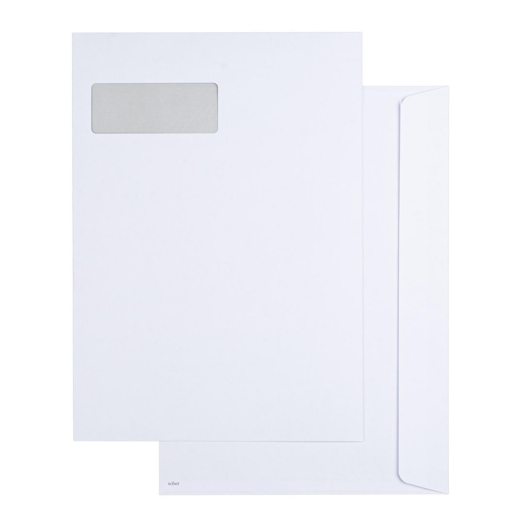 SOBER Kuvert C4 V2 229x324mm remsa 500/fp | Emballage och lagerutrustning - Kuvert och postemballage - Kuvert - C4 | Kontorsexperten