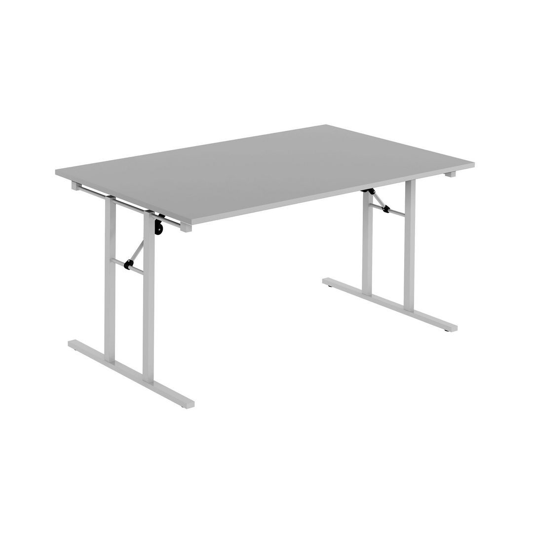 DENORD DESIGN Fällbord 1600x800x730x25 grå/silver | Kontorsmöbler och inredning - Bord och hurtsar - Fällbord | Kontorsexperten