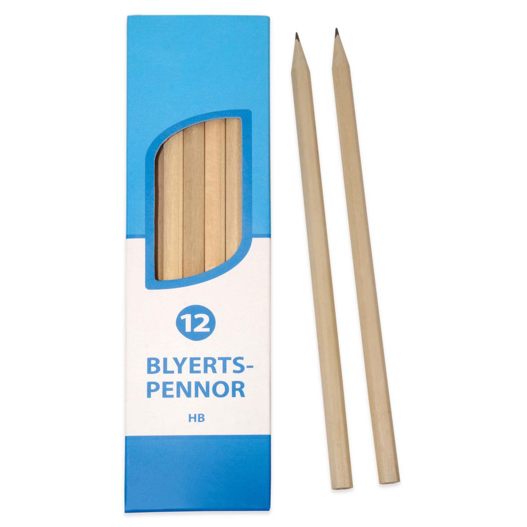 PLAYBOX Blyertspenna opolerad HB 12/fp | Skola och förskola - Pennor och tillbehör - Blyertspennor | Kontorsexperten