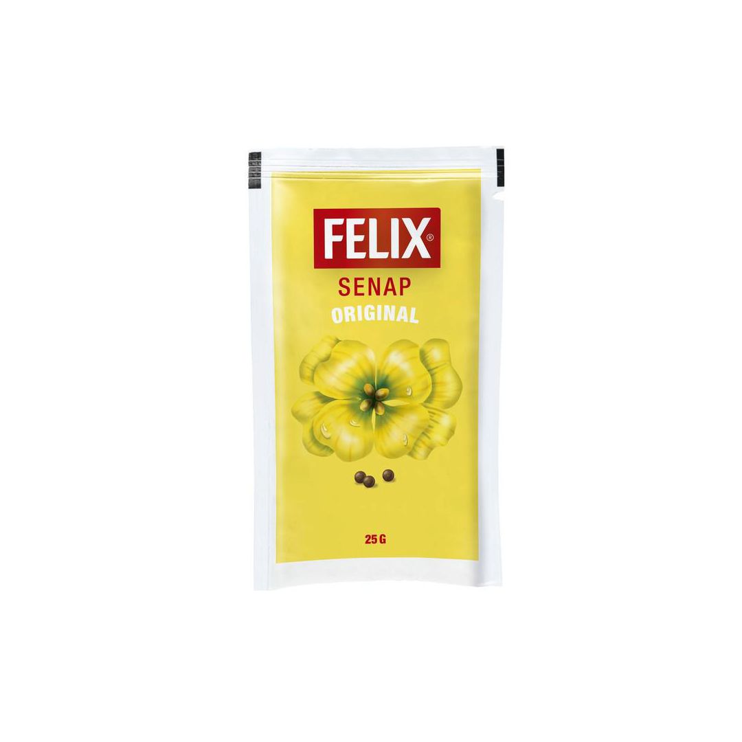 FELIX Senap Portionspåse 126x25g | Kök och servering - Ätbart - Socker kryddor och salt | Kontorsexperten