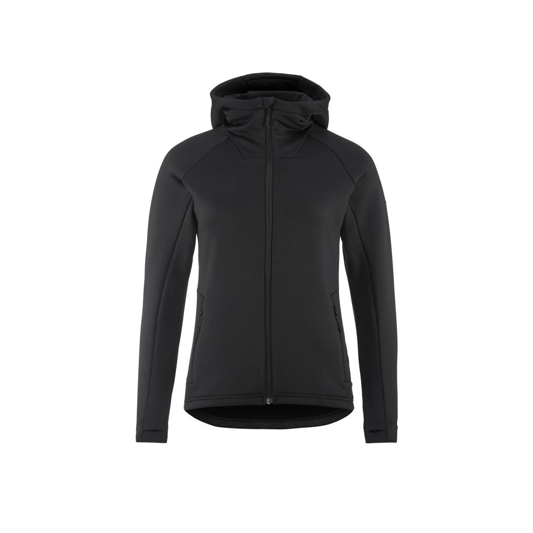 CRAFT Powerfleecehoodie Adv Explore dam sv XL | Arbetskläder - Arbetsjackor - Fleecejackor | Kontorsexperten