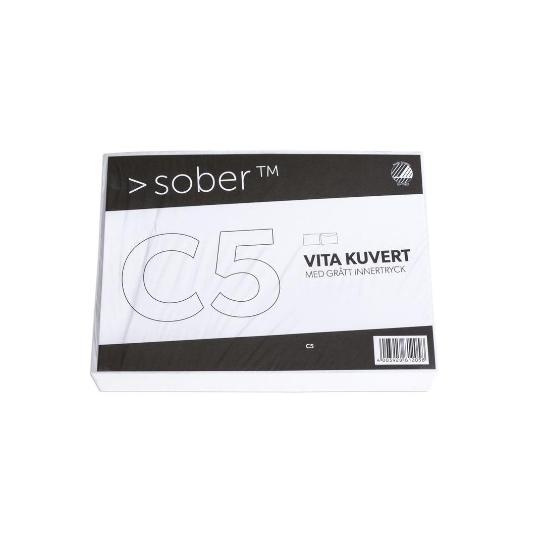 SOBER Kuvert konsument C5 162x229mm fukthäftande 10/fp | Emballage och lagerutrustning - Kuvert och postemballage - Kuvert - C5 | Kontorsexperten