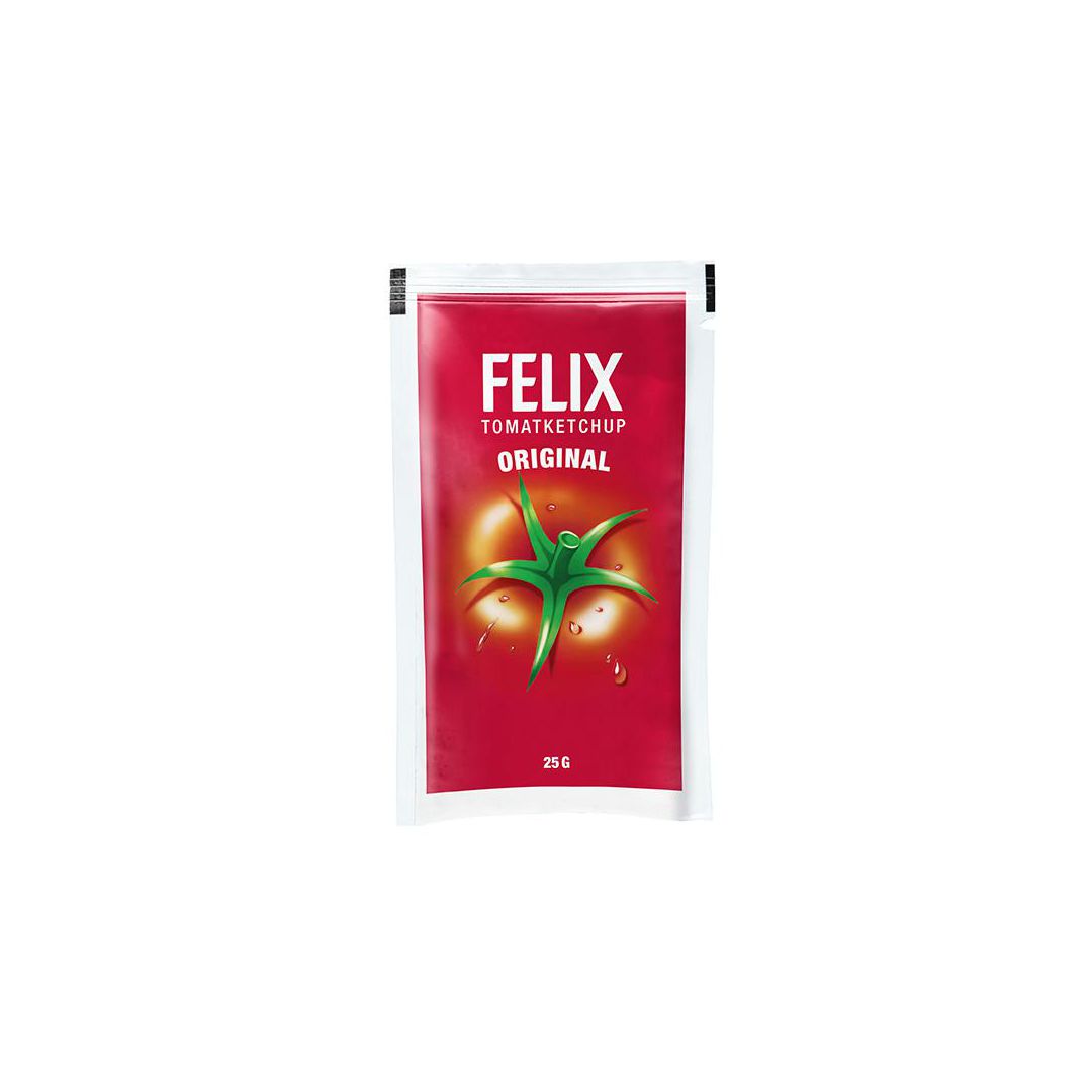 FELIX Ketchup portionspåse 126x25g | Kök och servering - Ätbart - Socker kryddor och salt | Kontorsexperten