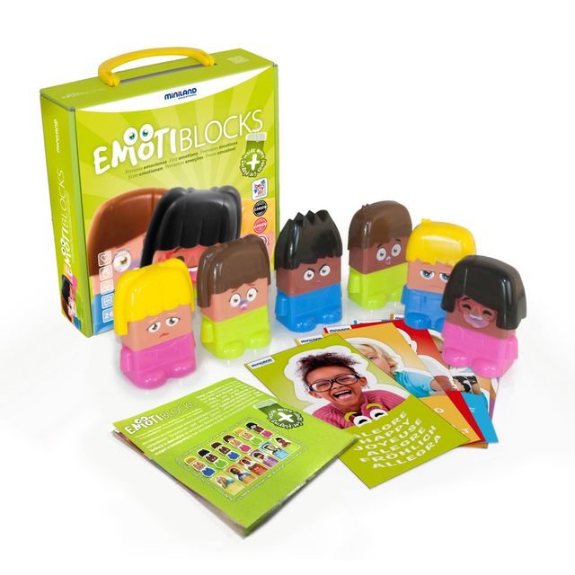MINILAND Känslofigurer Blocks 6/fp | Skola och förskola - Lekmaterial - Lekfigurer - Övriga | Kontorsexperten